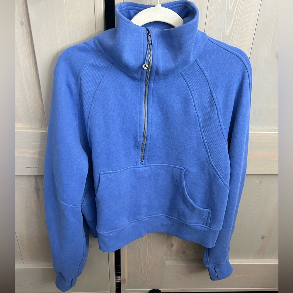 Lululemon Scuba Oversized Half Zip Wild Indigo  ✨